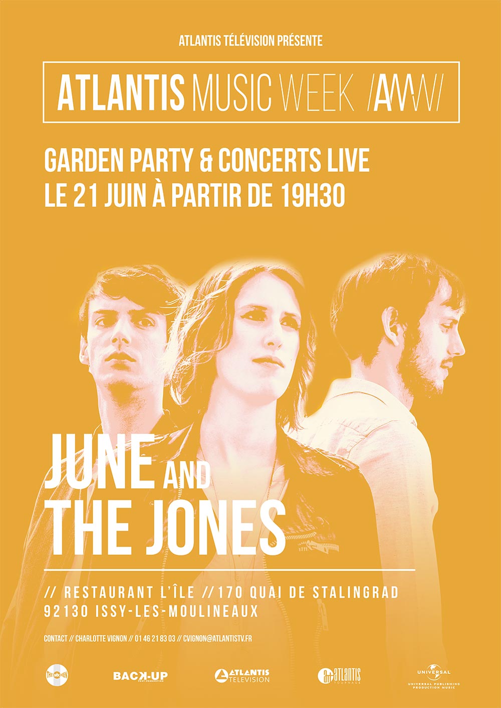 June and the Jones à la Atlantis Music Week 2017 June and the Jones à la Atlantis Music Week 2017